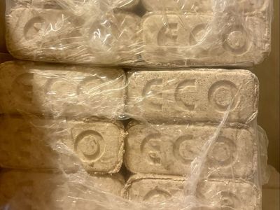 ECO Wood Briquettes Firewood Logs - 44 Packs (264 Bricks Total) for Fireplaces & Stoves