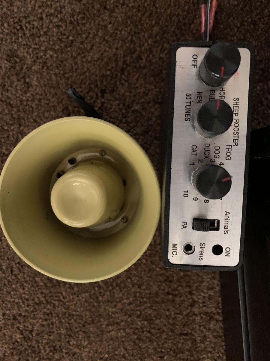 Car Sound Effects, Box and Speaker with Mic.   The Grandkids Loved this