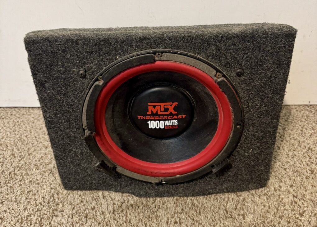 MTX ThunderCast 10 Subwoofer In Box (1000 Watts)