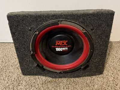 MTX ThunderCast 10 Subwoofer In Box (1000 Watts)