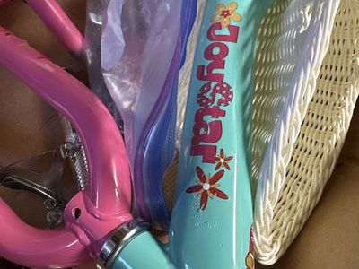 Joystar 16" bicycle, new in box, front wheel missing