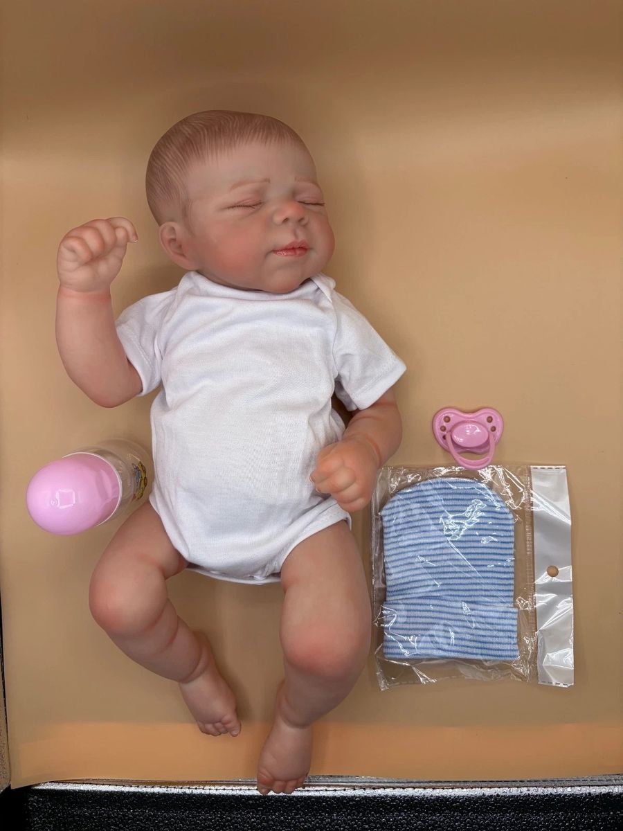 Reborn doll Poup'ee Renaissance, lifelike collectible vinyl baby doll
