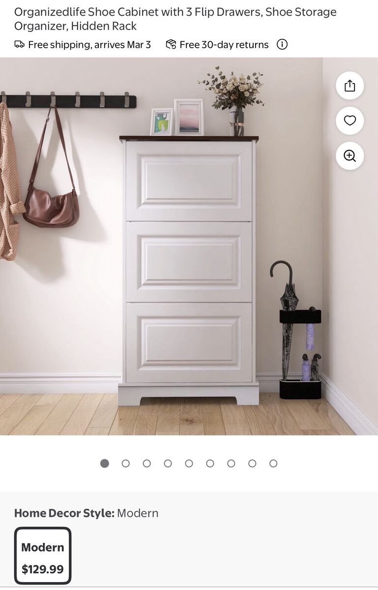 New Organizedlife Shoe Cabinet