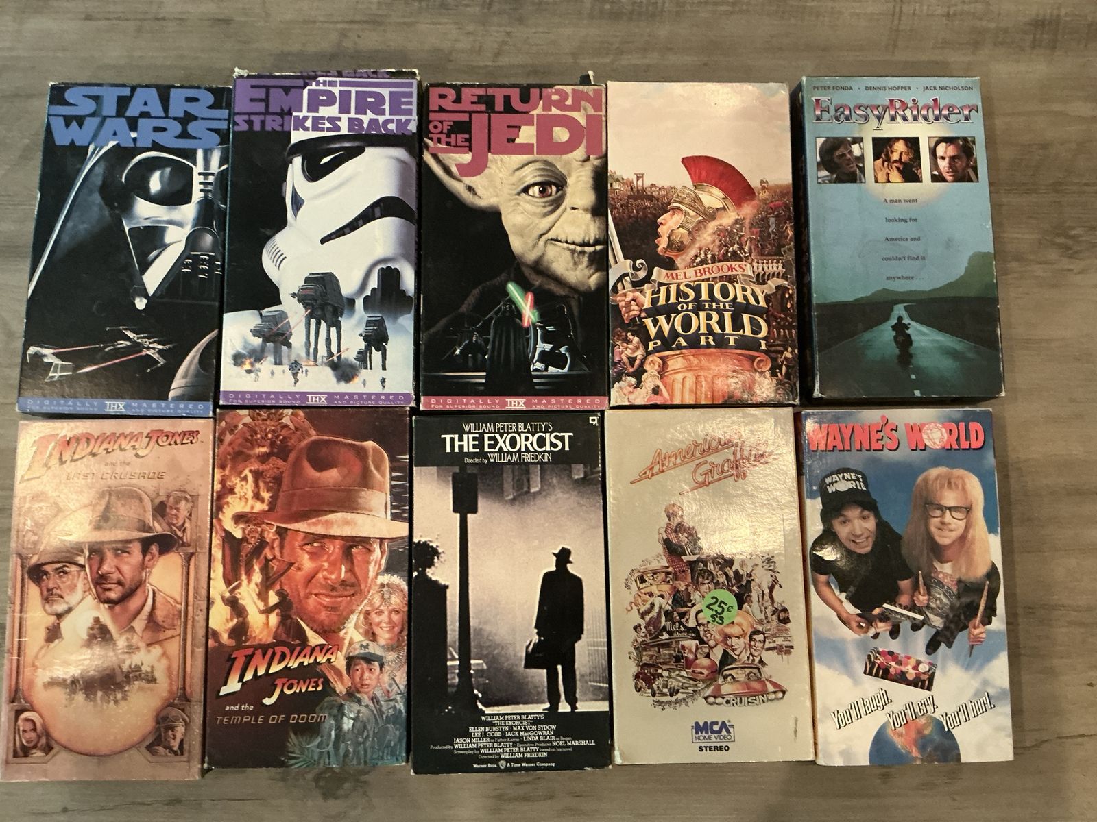 18 various VHS movies