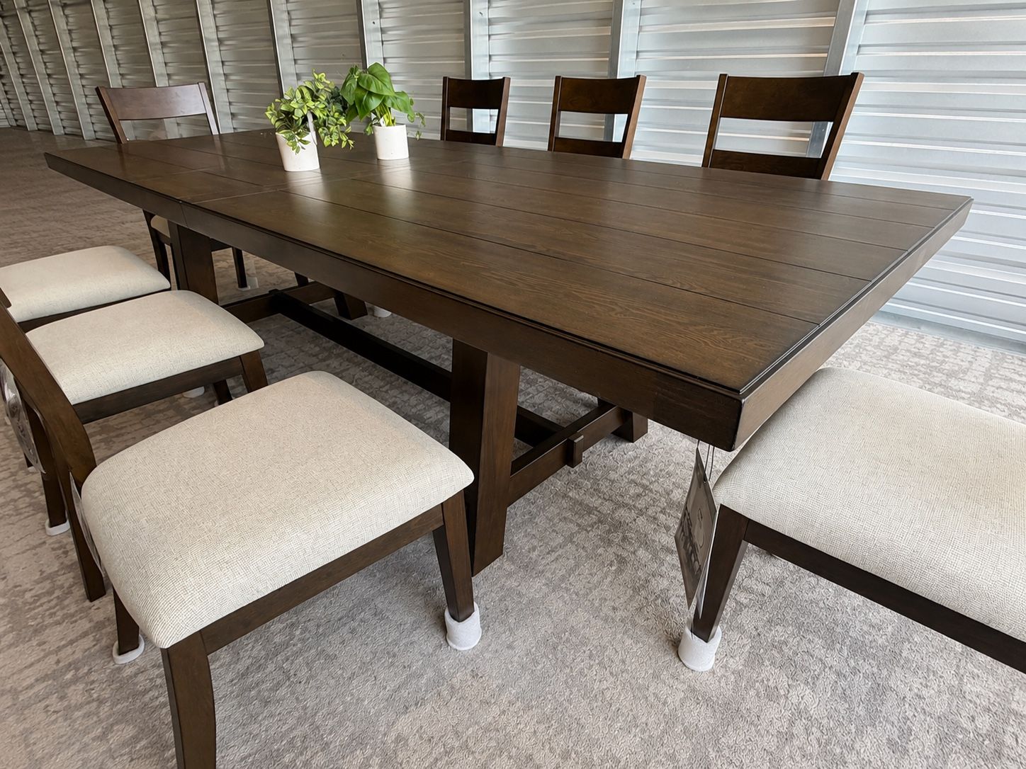 NEW COSTCO BRINLEY 9-PC DINING SET | SEATS 8 |  FREE DELIVERY