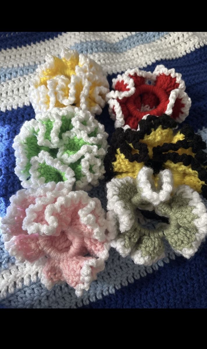 Handmade Crotchet Hair Dilly Bobs