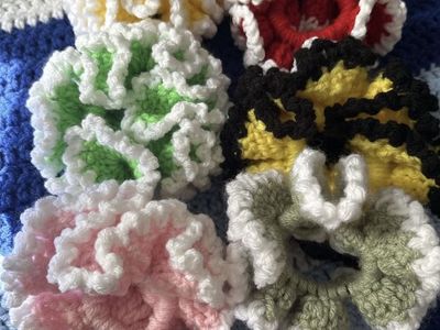 Handmade Crotchet Hair Dilly Bobs