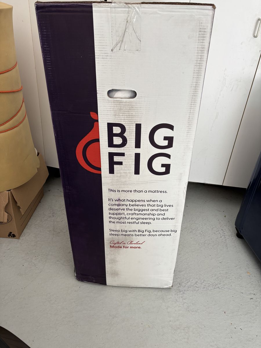 NEW Big Fig Luxe Queen Mattress | Factory Sealed | $1,899 Retail
