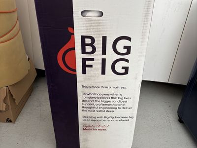 NEW Big Fig Luxe Queen Mattress | Factory Sealed | $1,899 Retail