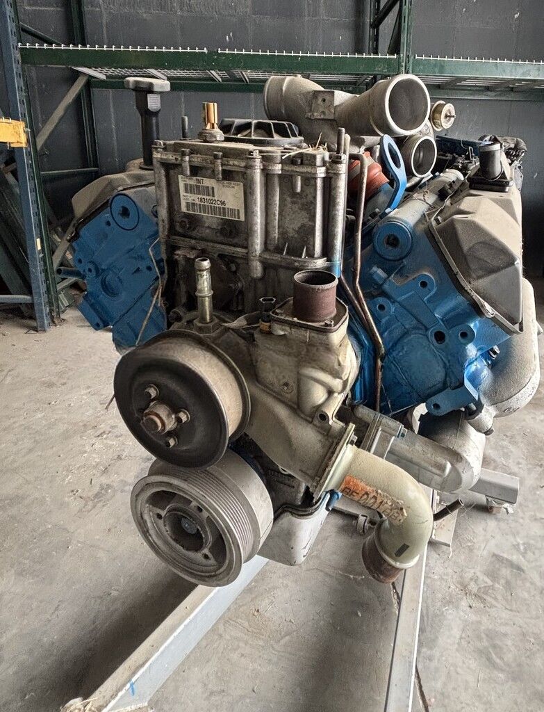 2000 International Navistar 7.3L DIT Powerstroke Turbo Diesel Engine 235HP OEM With complete inframe overhaul