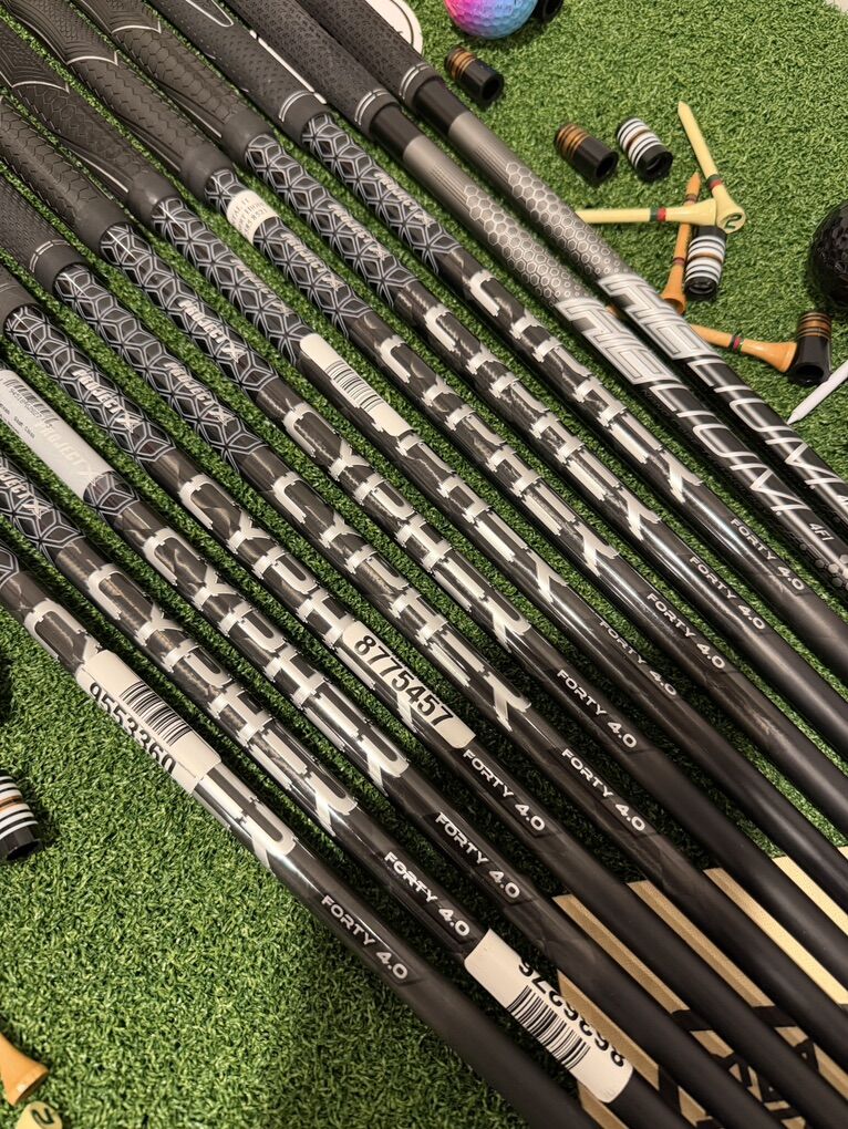 LOT of 12 Fairway Shafts 4.0/Lite Flex