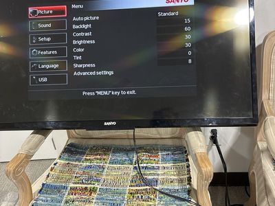 Sanyo Flat Screen TV - Used Working Condition