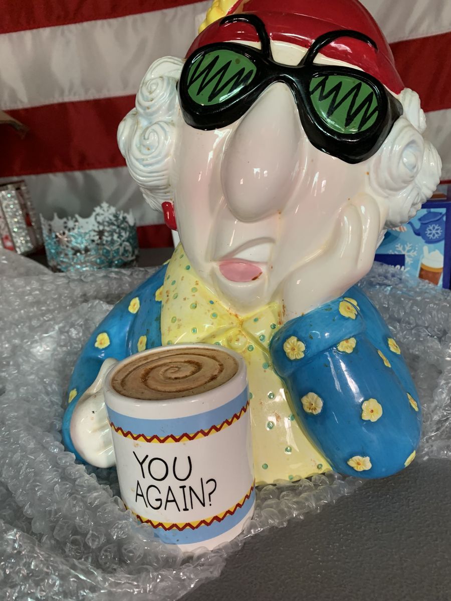 Sassy Maxine Cookie Jar Vintage