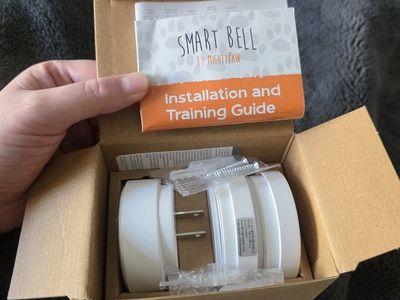 Mighty Paw Smart Bell 2.0 Self-Powered Wireless Dog Potty Training Doorbell - 38 Ringtones