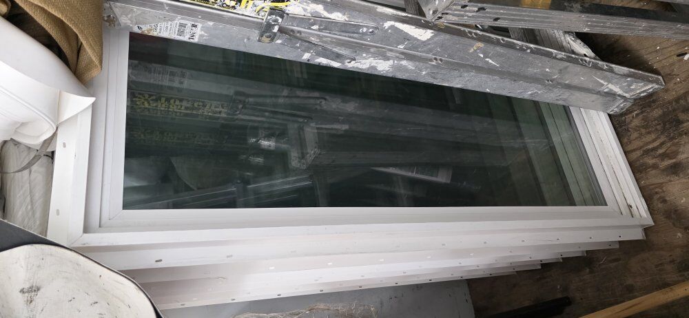 5 windows 47-1/2"x47-1/2" White color