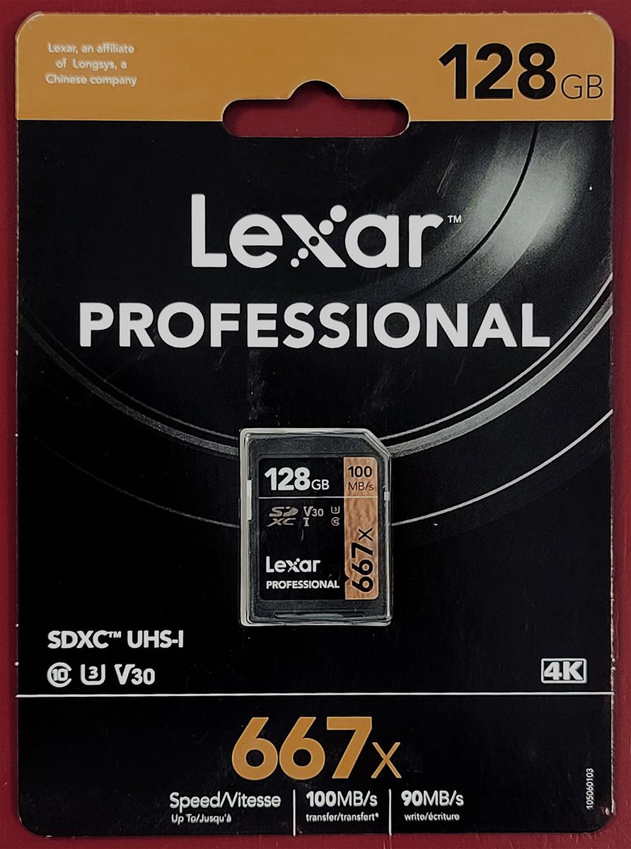 Lexar Professional 128gb SD (SDXC) Cards