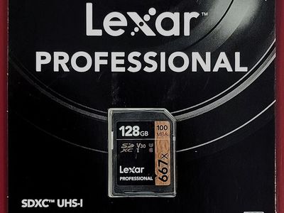 Lexar Professional 128gb SD (SDXC) Cards