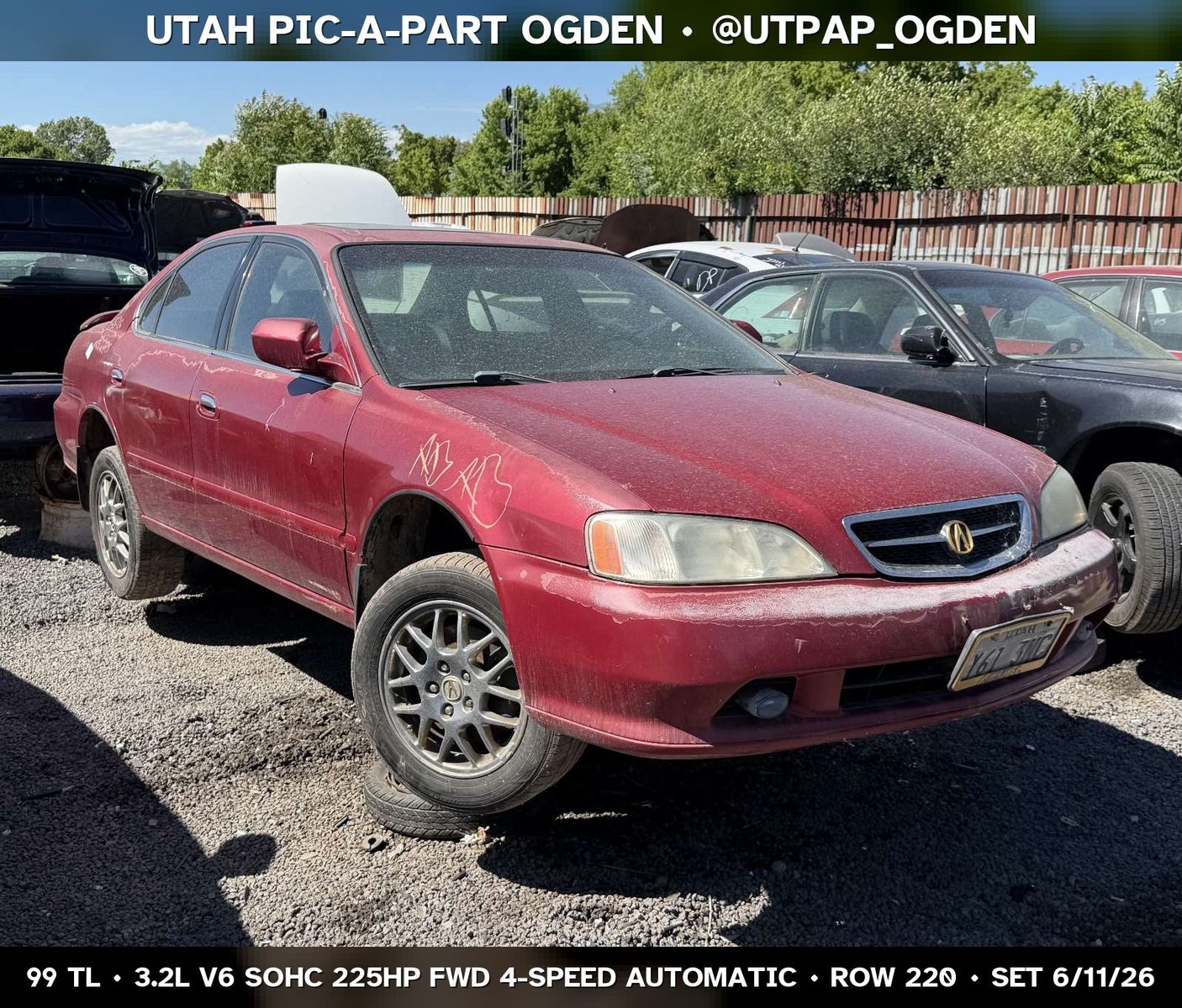 1999 Acura TL Parts - UTPAP Ogden