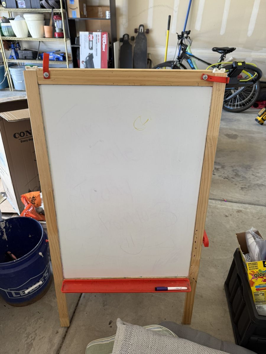 Dry Erase and Chalk Board Combined