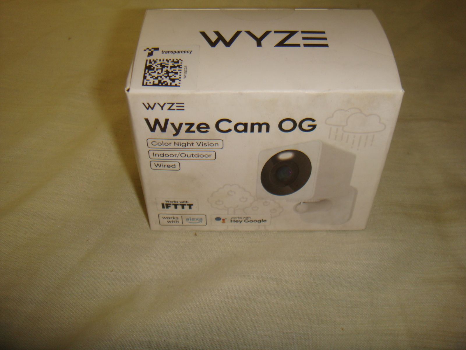WYZE CAM OG INDOOR/OUTDOOR 1080P COLOR NIGHTVISION WIRED SECURITY CAMERA