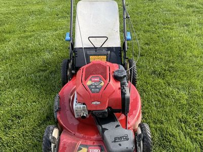 Toro Recycler 22" SmartStow 163cc FWD Push Lawn Mower - Needs Carburetor Work