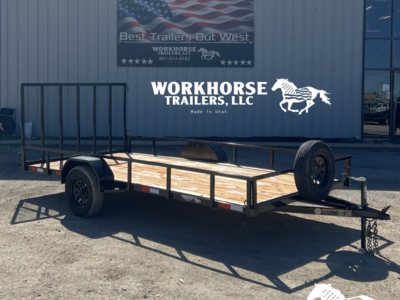 2026 Brand New Workhorse Trailer -7x14’ Value-Single Axle (SPARE TIRE INCLUDED)