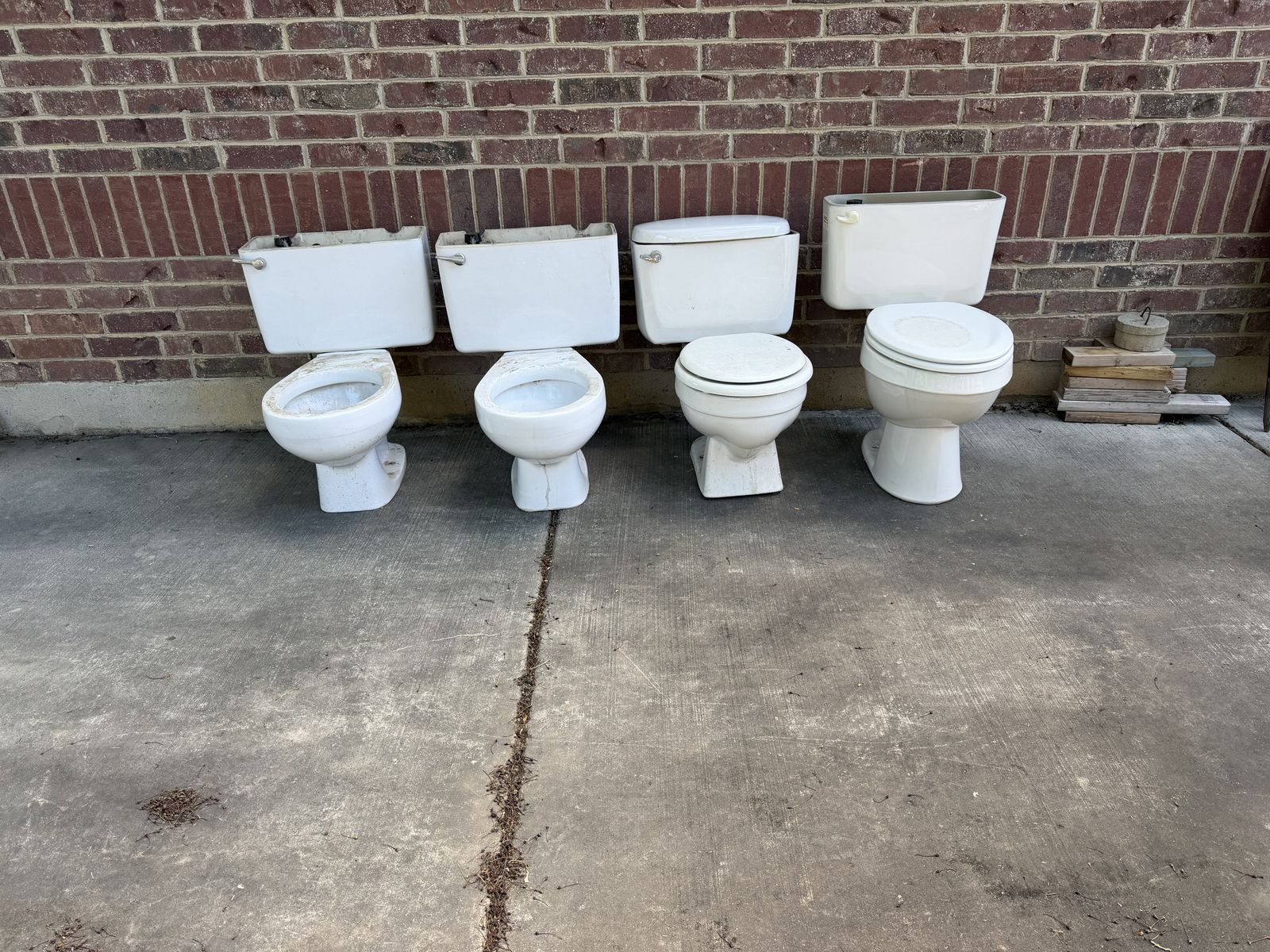 Seven Toilets For Sale