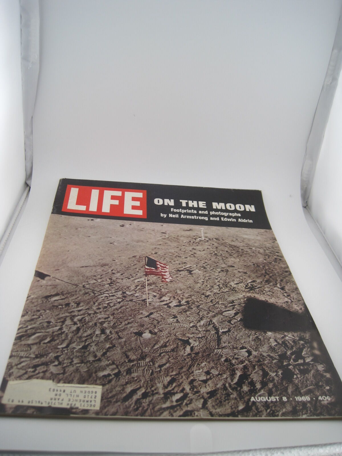 Life Magazine August 8, 1969 On The Moon BY Neil Armstrong And Edwin Aldrin