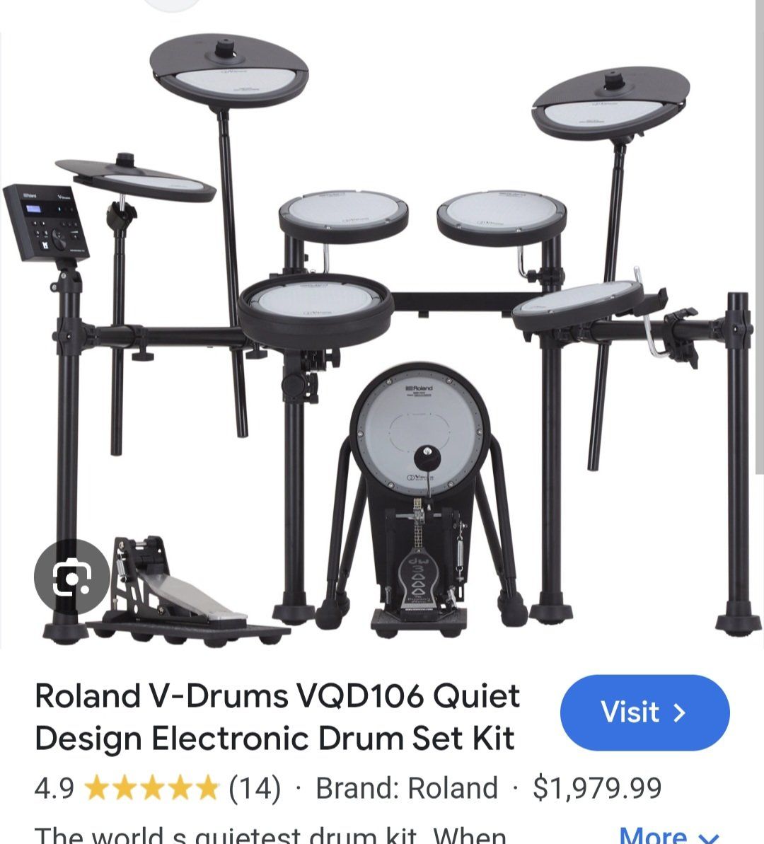 Roland Drum Set Mint Condition