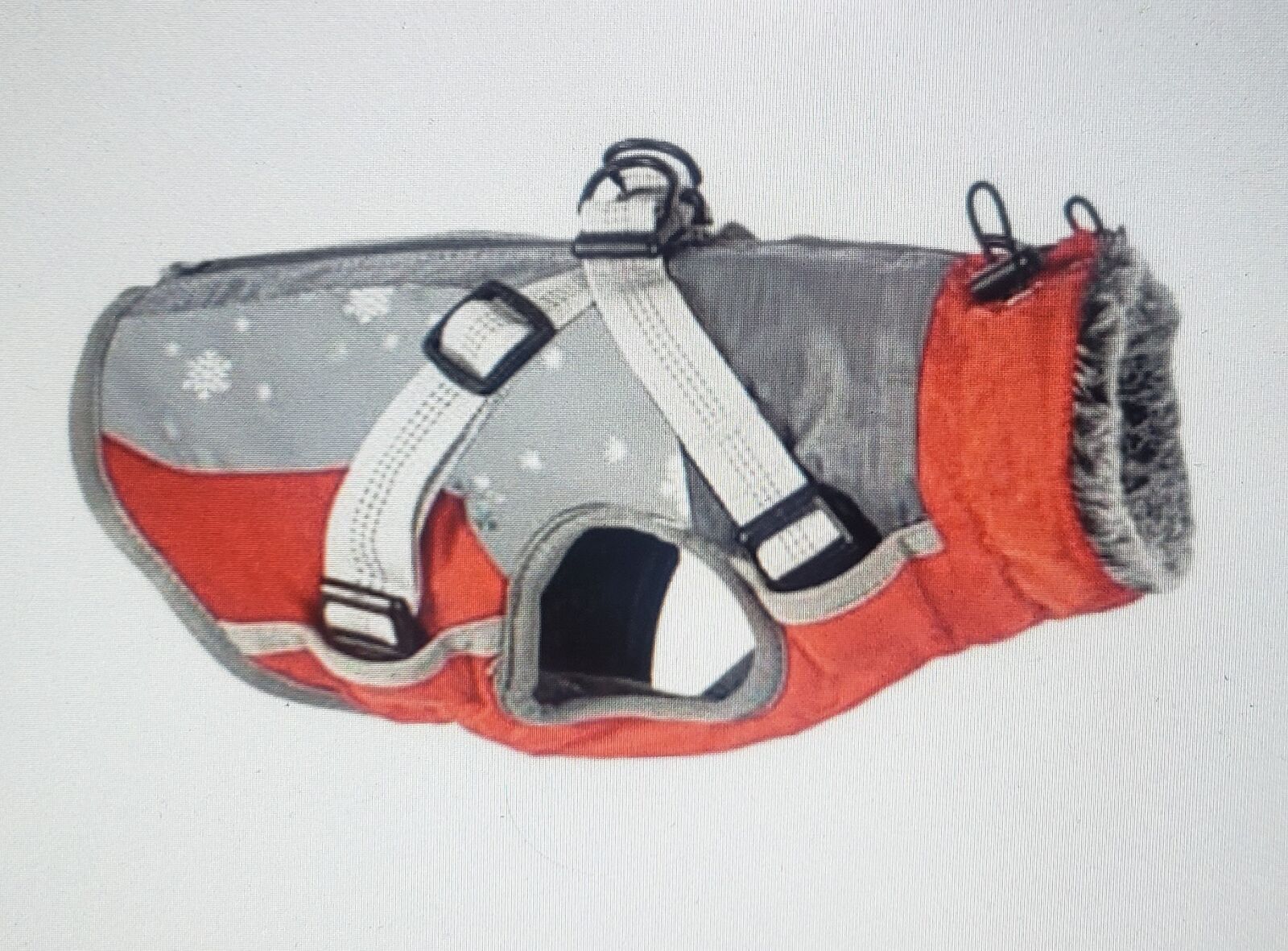 Waterproof Fleece Winter Warm Dog Coat With Harness Built In - For Medium Breed Dogs - New