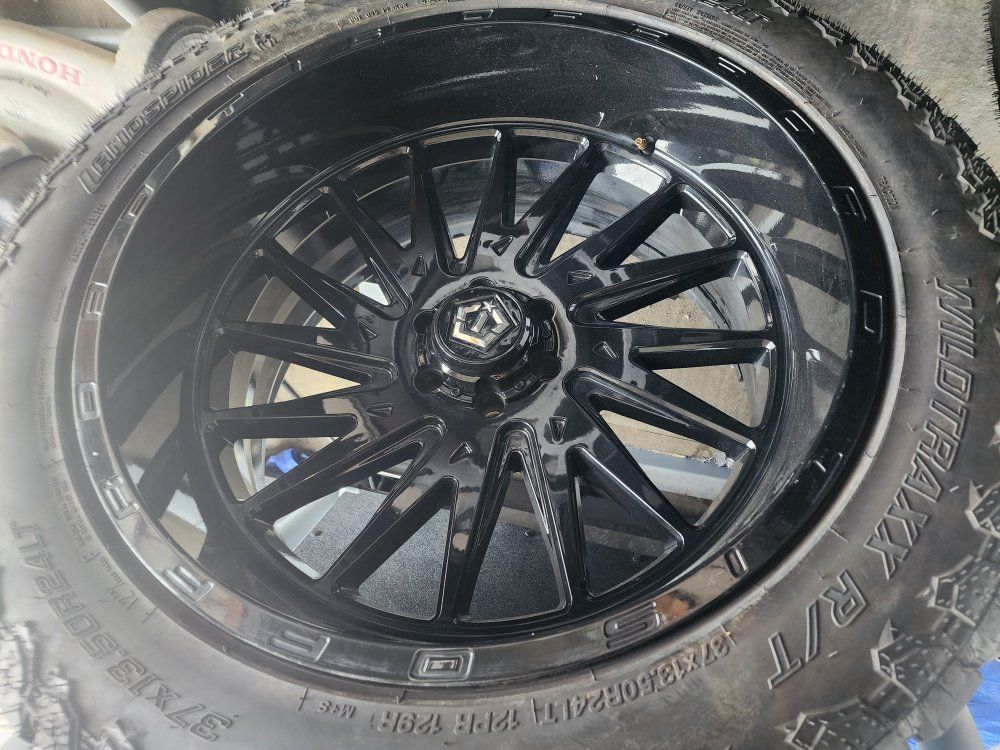 24X12 TIS 547B RIMS AND TIRE PACKAGE