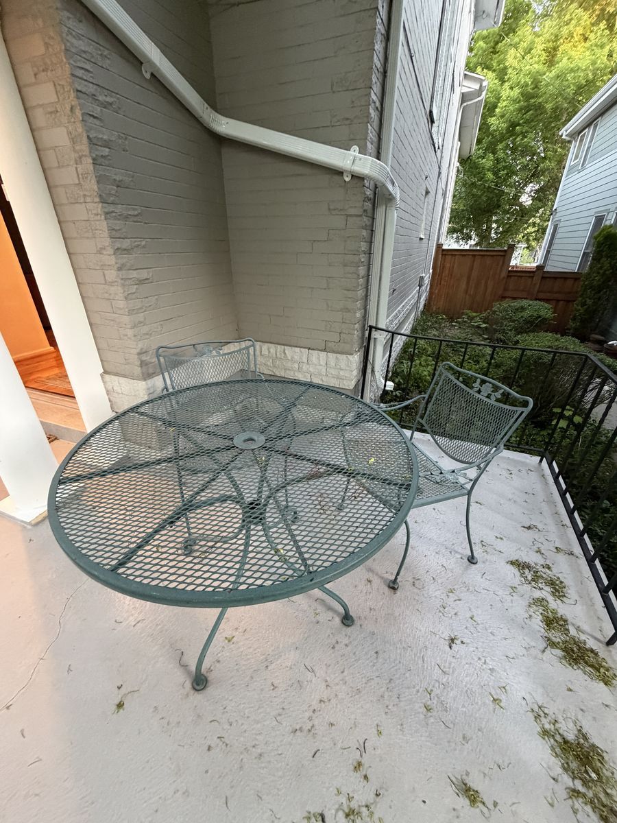 10-Piece Wrought Iron Patio Set - Sturdy & Classic