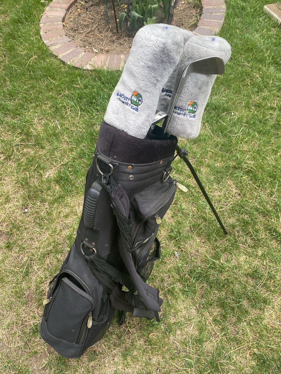 Three Golf sets: mens, kids