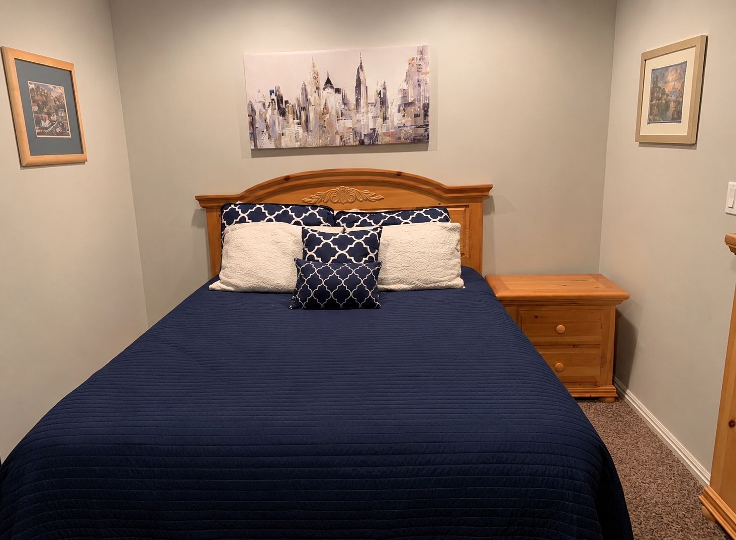 Bedding with curtains 