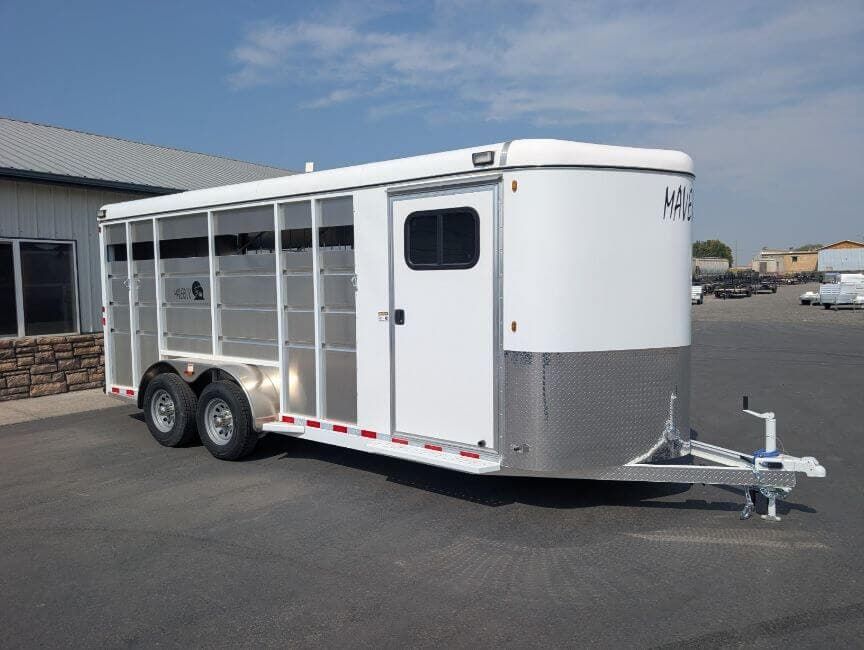 2026 Maverick Trailers Maverick HS Steel 4 Horse Trailer Steel frame with Aluminum Sides