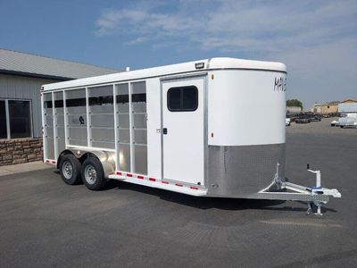 2026 Maverick Trailers Maverick HS Steel 4 Horse Trailer Steel frame with Aluminum Sides