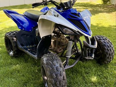 2016 Yamaha Raptor 90 Blue/White, Excellent Condition