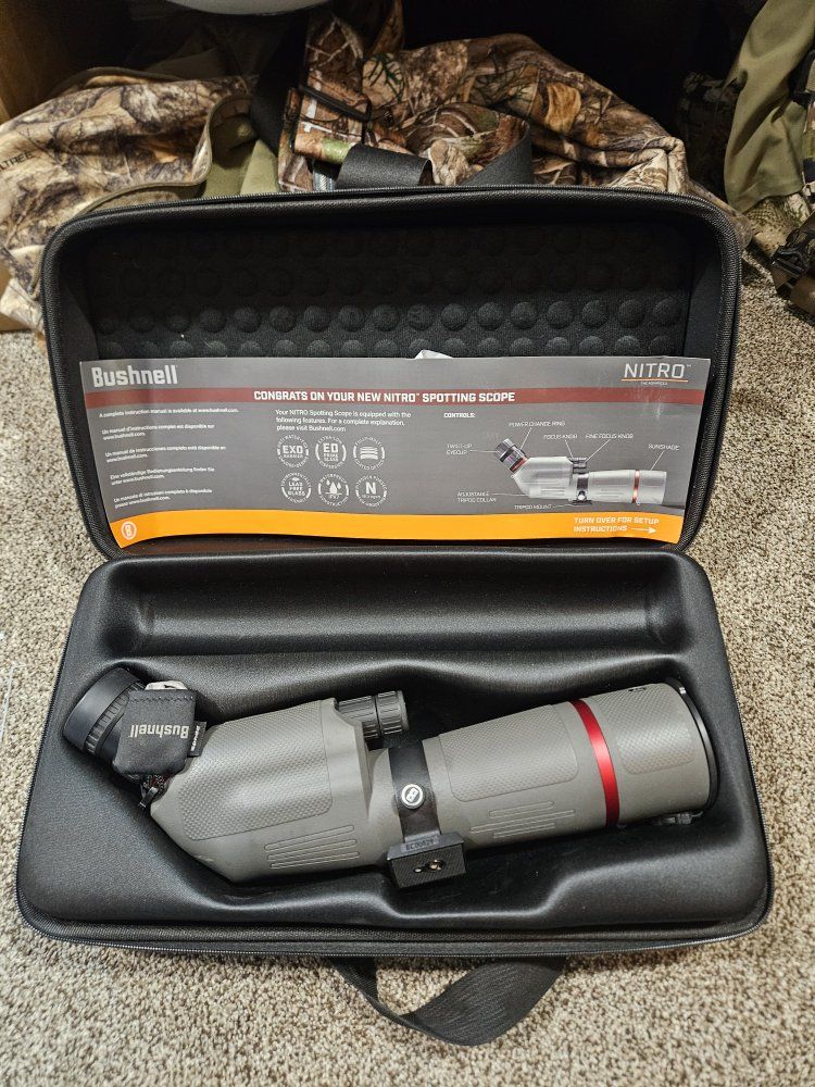 Bushnell Nitro 20-60x65mm Spotting Scope