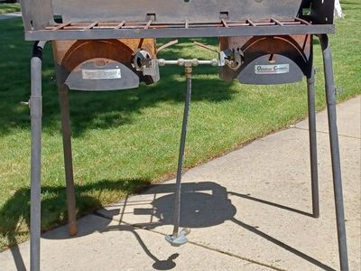 Outdoor Cooker. Propane 2 burner stove.