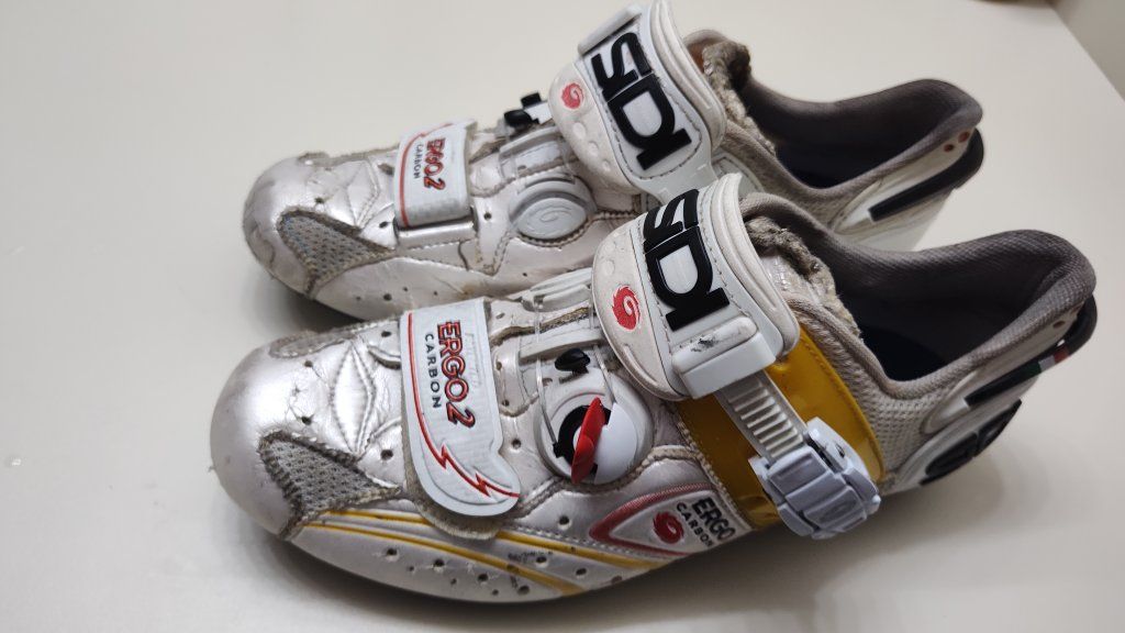Sidi Ergo 2 Carbon / Leather Road Cycling Shoes Size 41