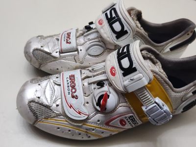 Sidi Ergo 2 Carbon / Leather Road Cycling Shoes Size 41