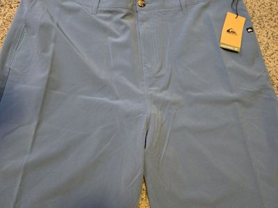 Quiksilver Amphibian Shorts Men's Blue Regular Fit W42/L20 New with Tags