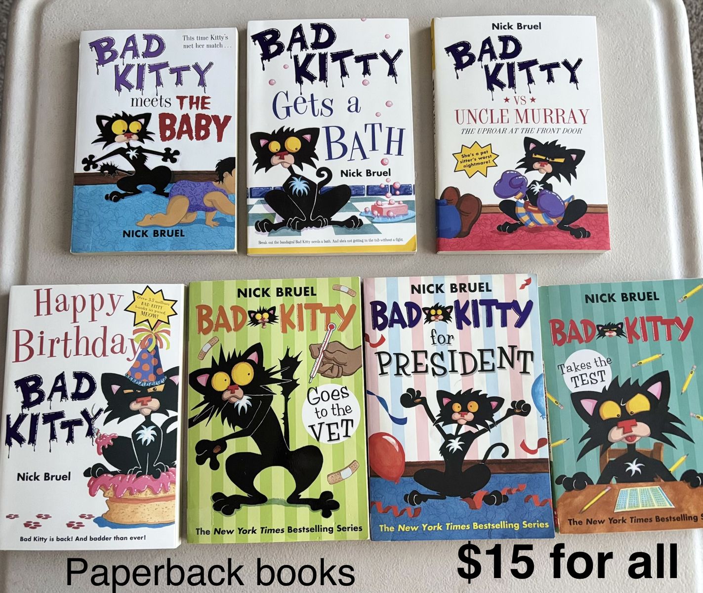 7 Bad Kitty Books
