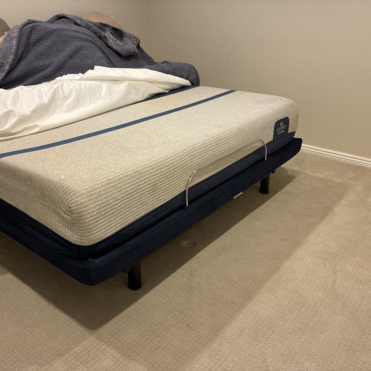 King Adjustable Bed With Mattress