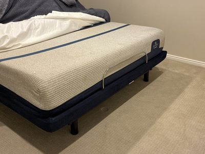King Adjustable Bed With Mattress
