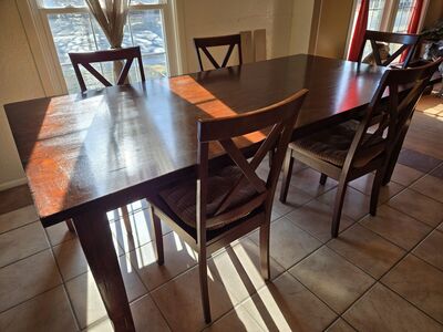 Pier One Wood Dining Table & Chairs