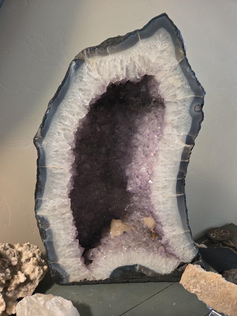 Large Amethyst Geode Cathedral Crystal Display Specimen
