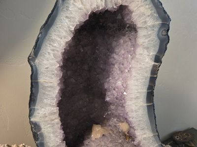 Large Amethyst Geode Cathedral Crystal Display Specimen