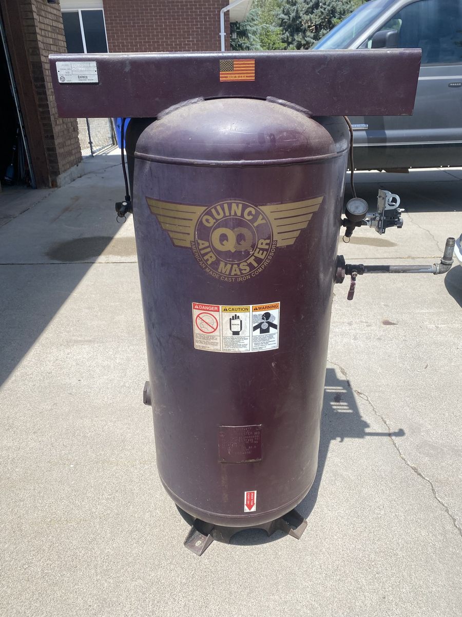 Quincy air compressor receiver