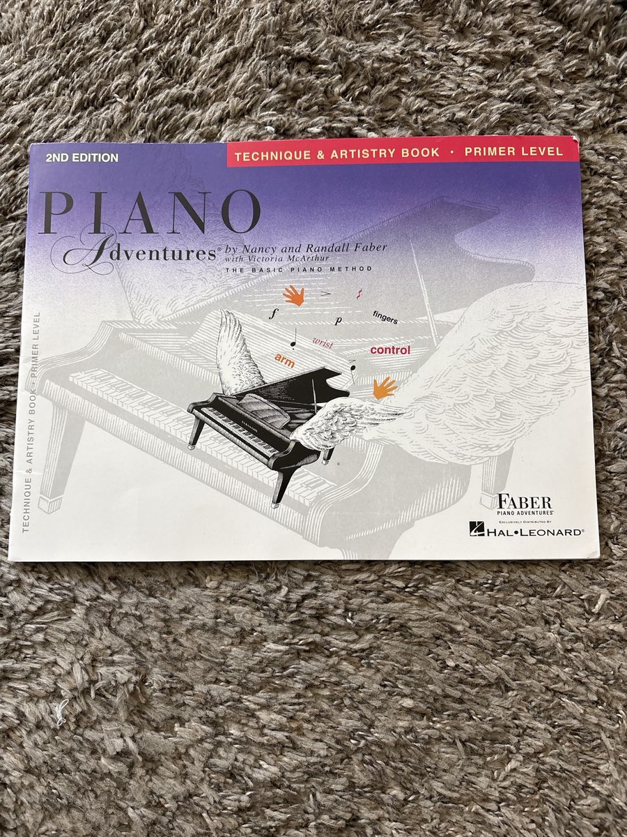 Faber Piano Adventures Technique & Artistry Book, 2nd Ed. Primer Level, by Faber & McArthur